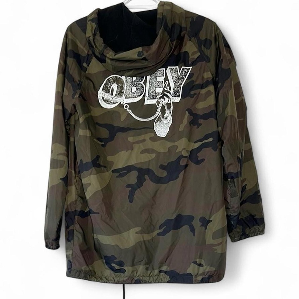 Obey Camo Windbreaker Jacket
